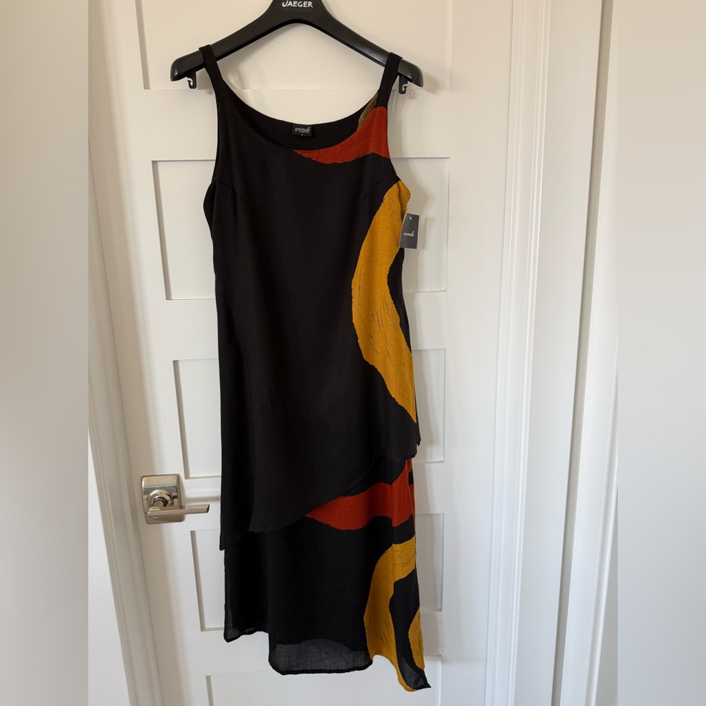 Animale Abstract Print Midi Dress NWT Small